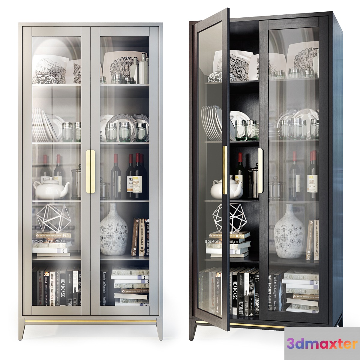 Swing wardrobe _ showcase Dexter. Cabinet _ showcase by Metner 3D Max