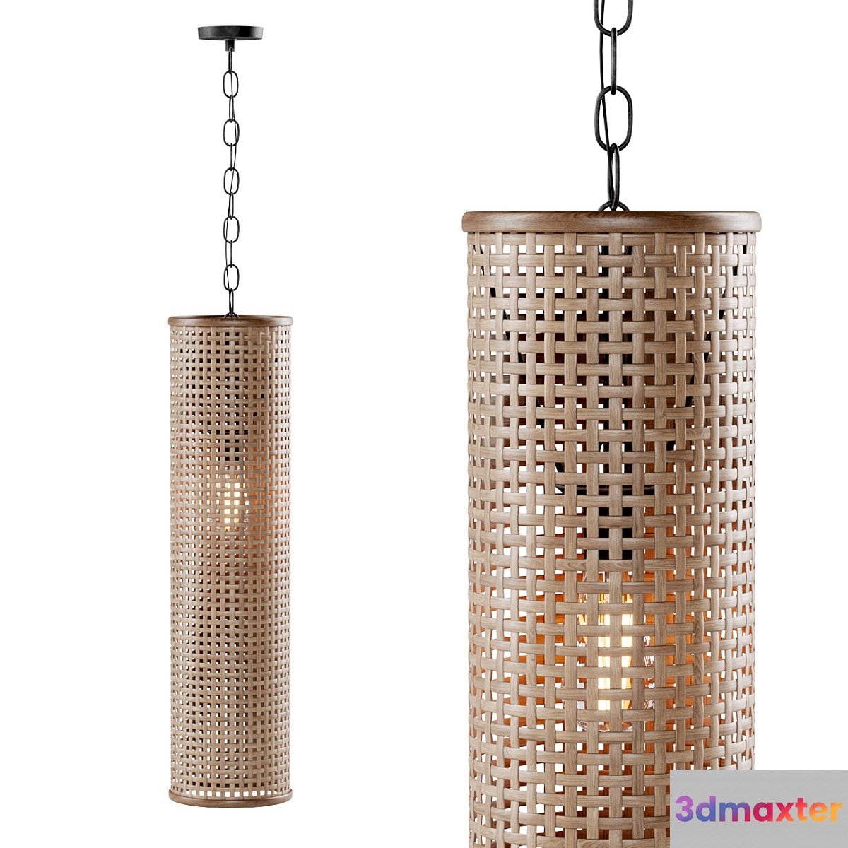 Hanging rattan lamp H700 _ Hanging rattan lamp - No.3