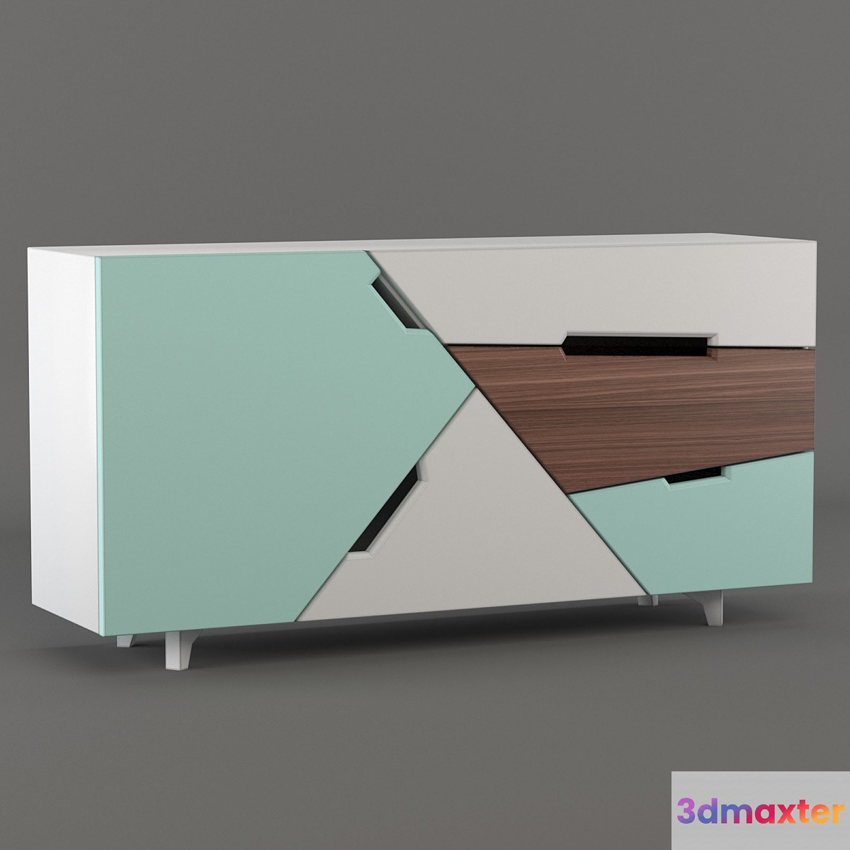 TANGRAM Sideboard 3D Max