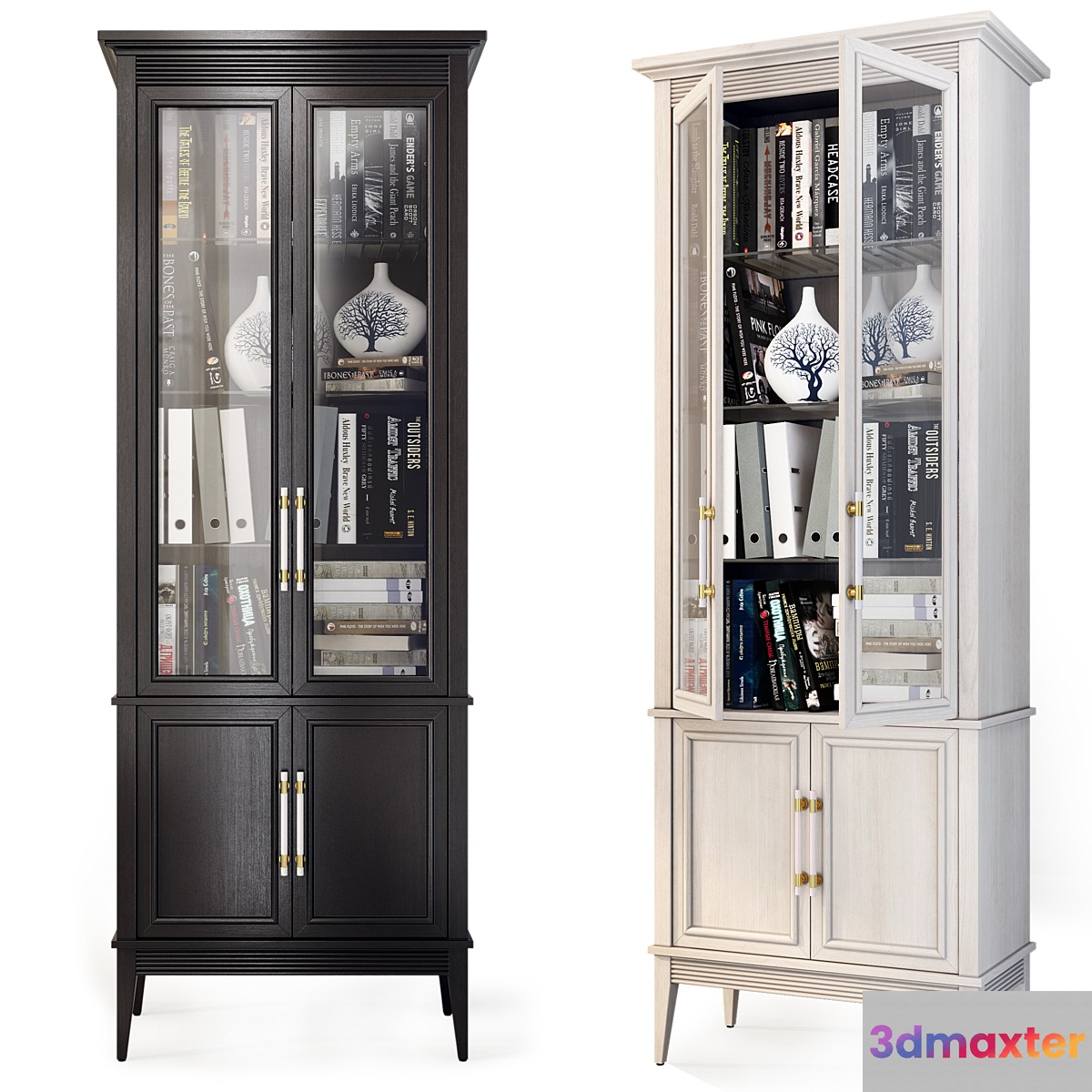 Swing wardrobe _ showcase Taylor. Cabinet _ bookcase by Metner 3D Max