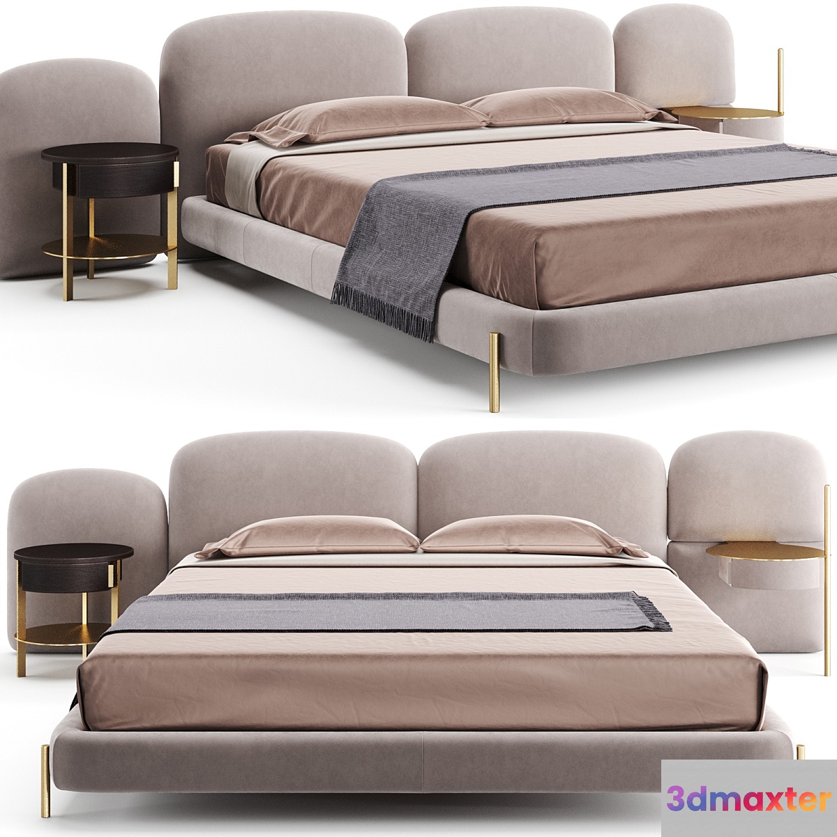 Baxter Stone Bed - No.13