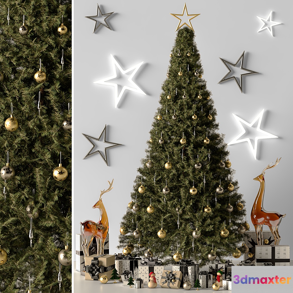 Christmas Tree 01 for Corona 3D Max