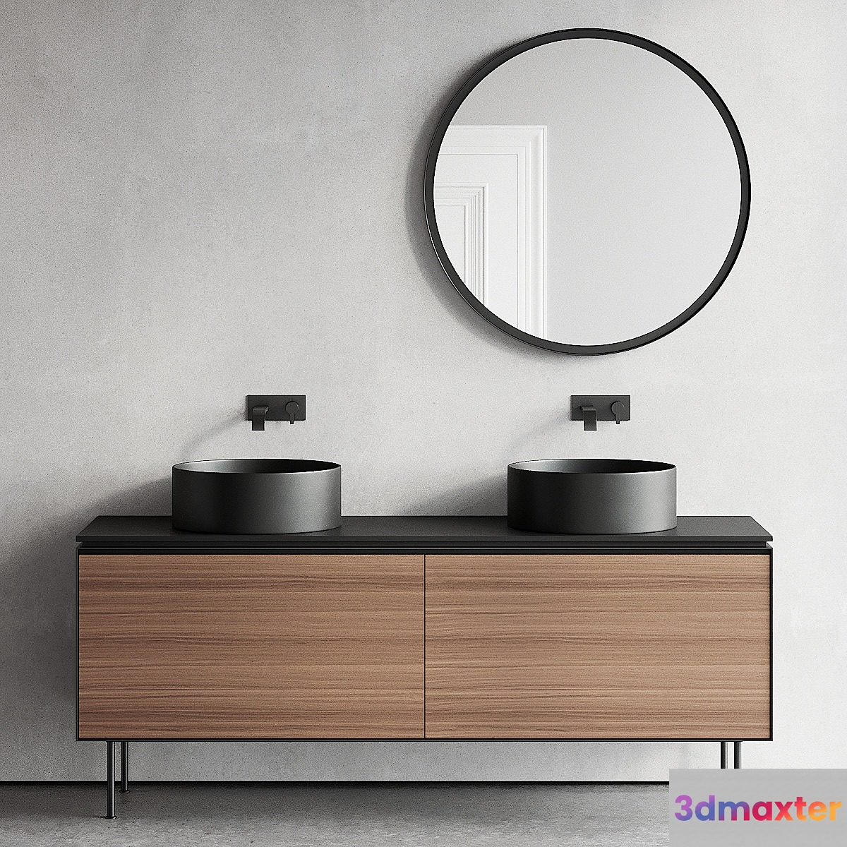 Nic Design Lama Vanity unit Set 3 3D Max