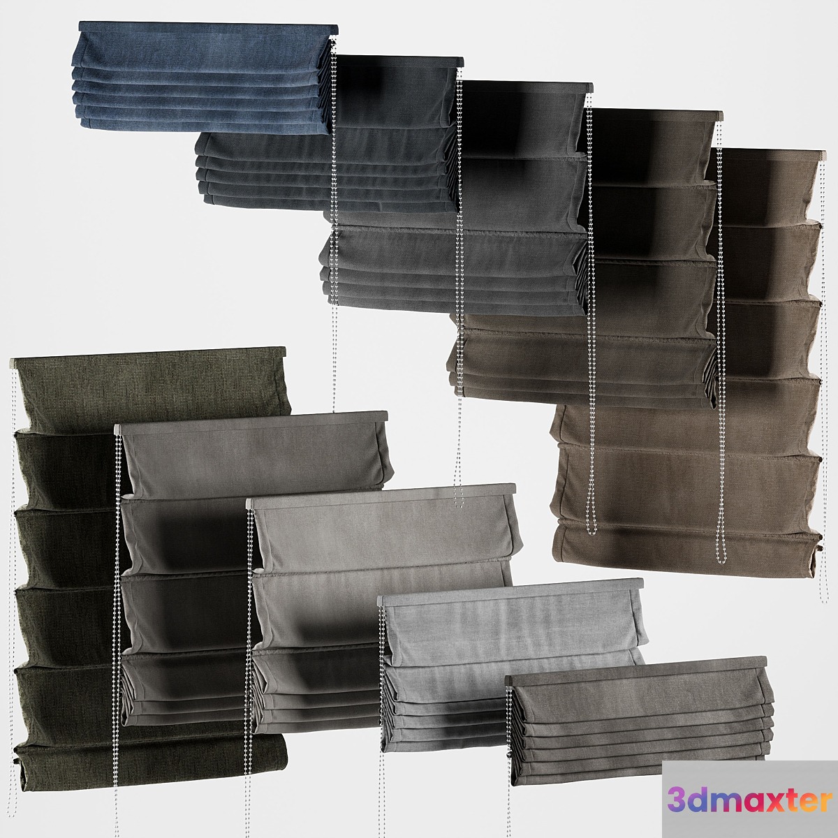 ROMAN_BLINDS_04 3D Max