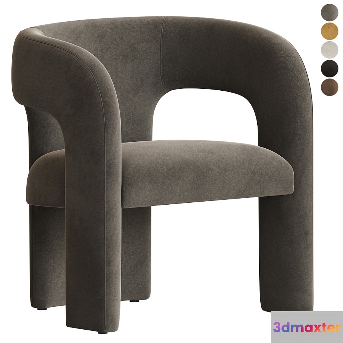 Dunloe Chair Sohohome 3D Max