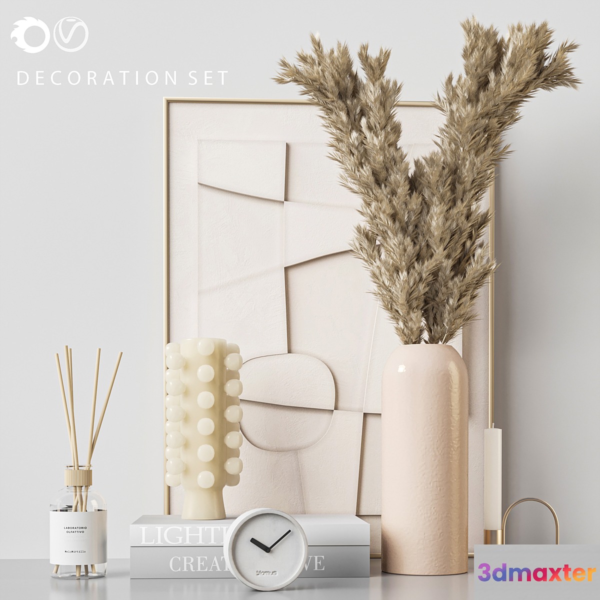 Decorative set_01 3D Max