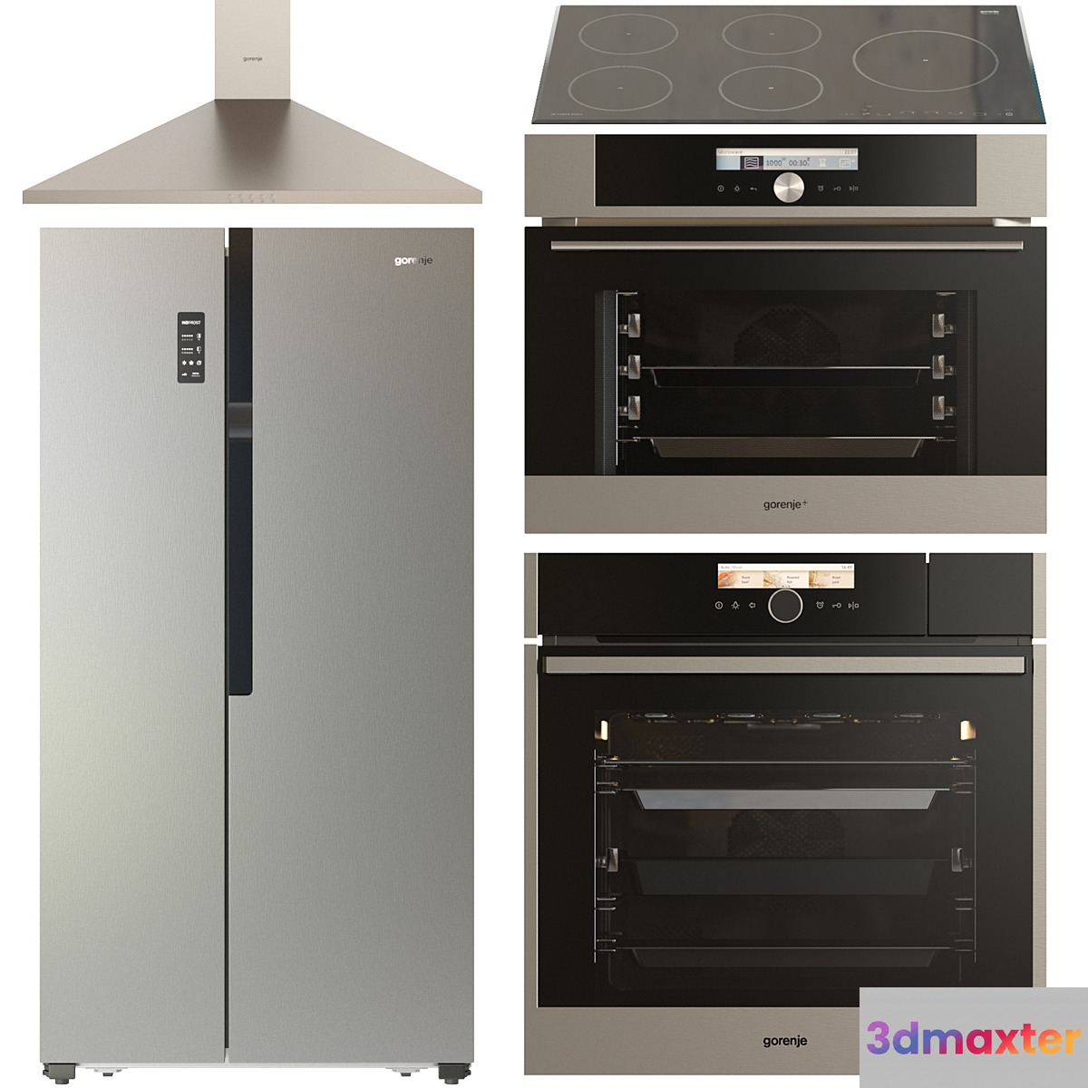 Set Gorenje Appliance 3D Max