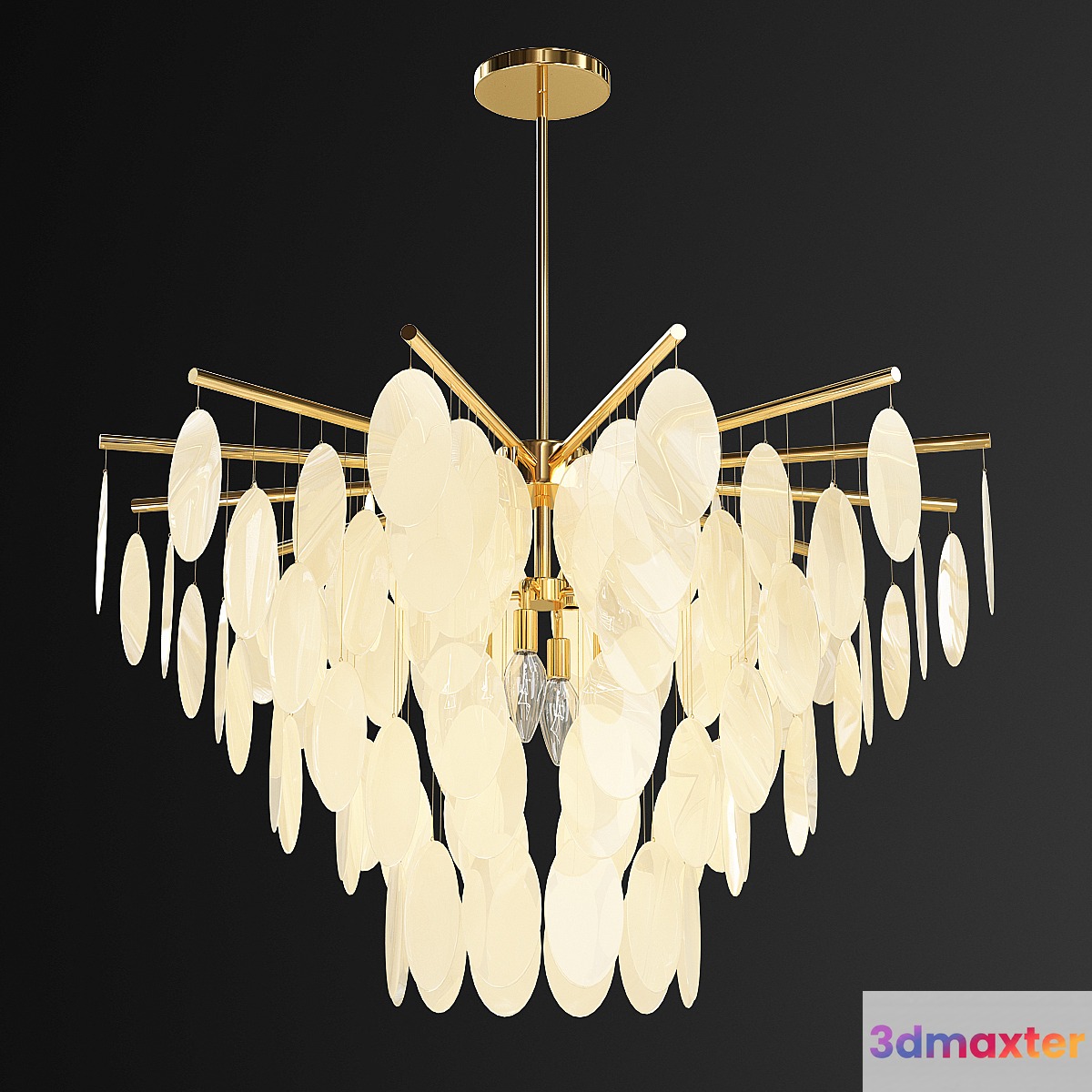 Tiffany chandelier 3D Max
