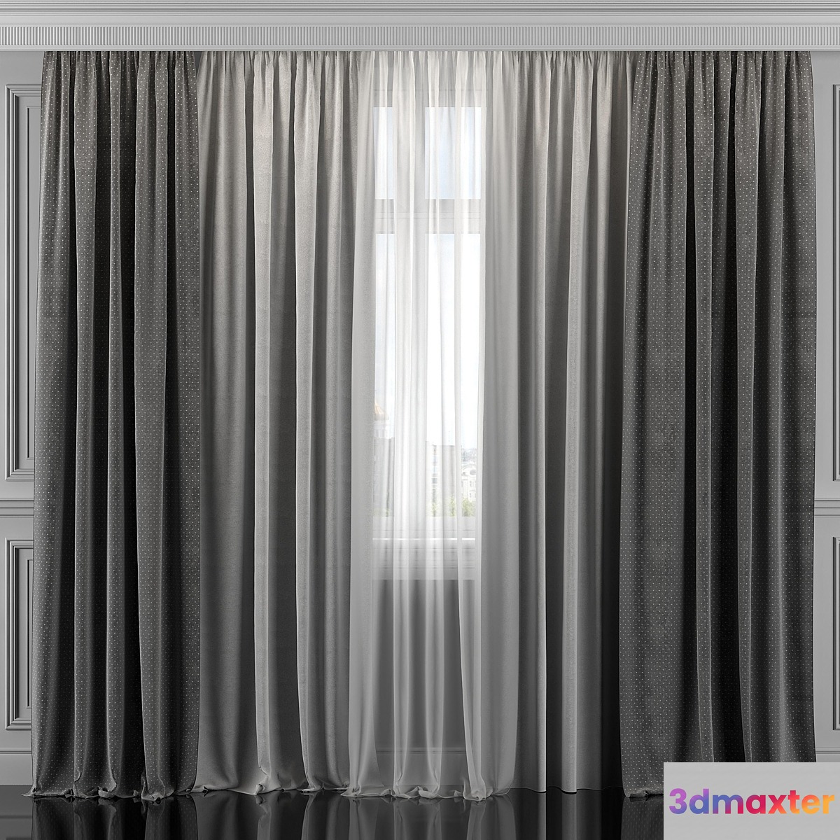 Curtains with window 311 - No.2