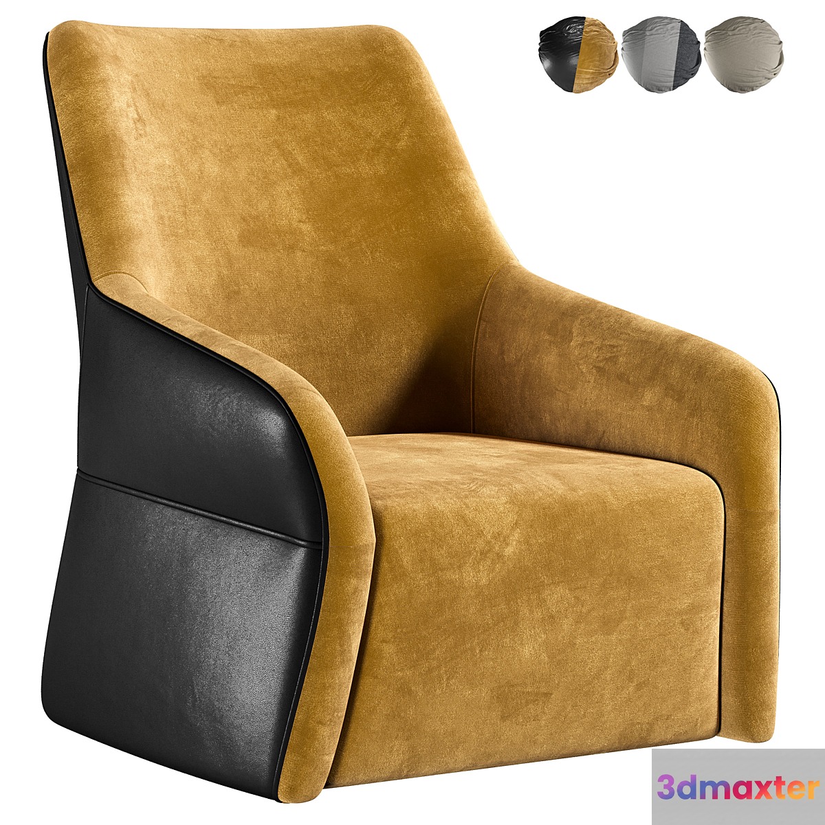 Roy armchair 3D Max