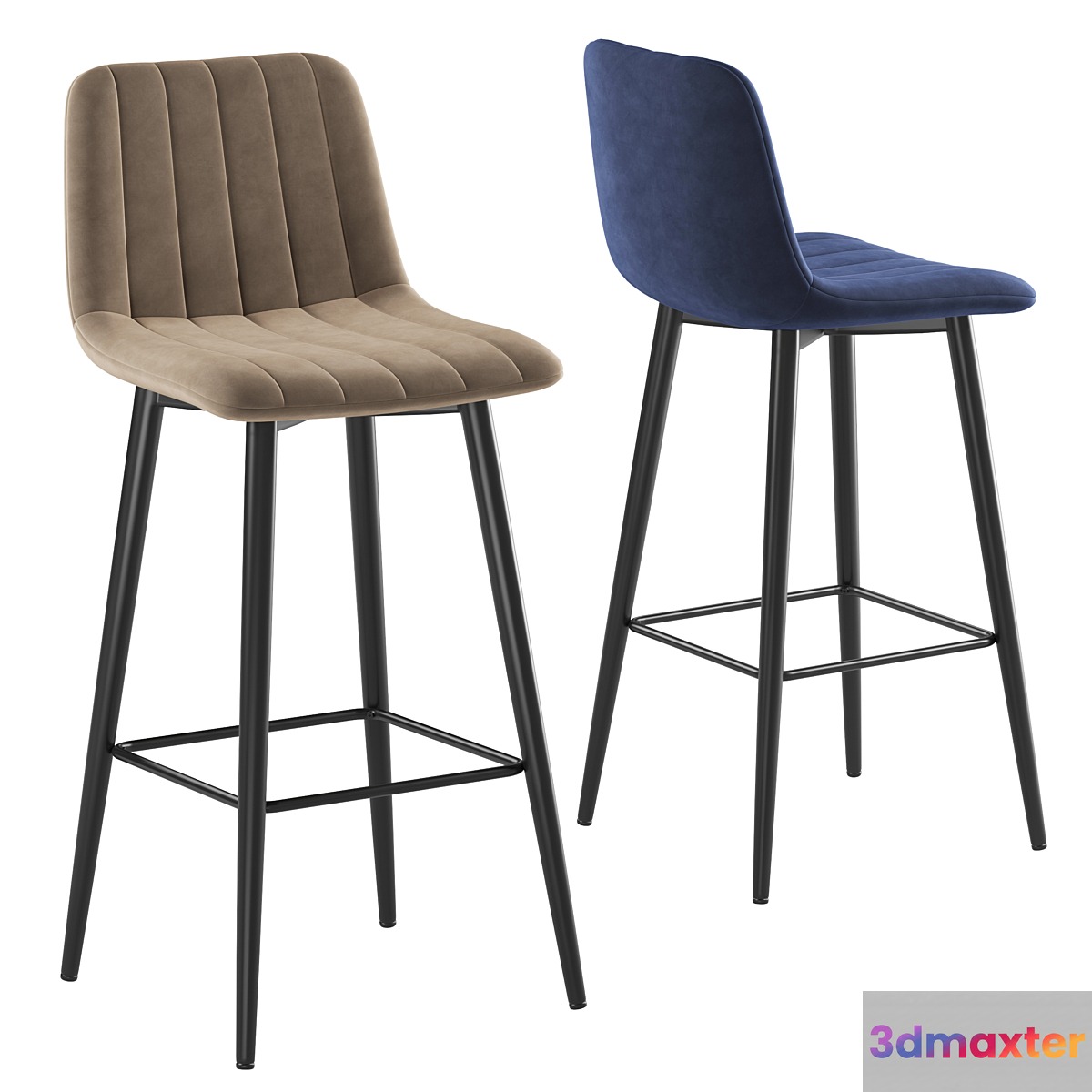 Derry bar stool 3D Max