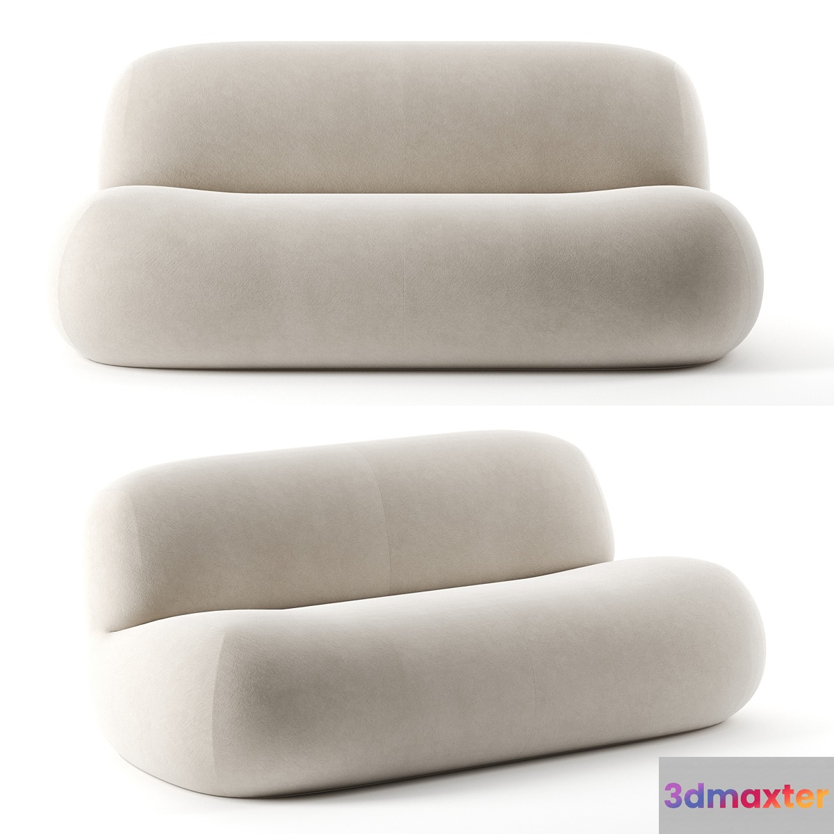 Pukka sofa by Ligne Roset 3D Max