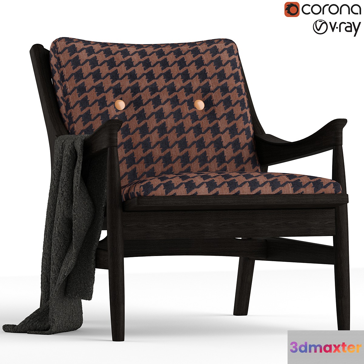 Gianfranco Ferre Franklin armchair 3D Max