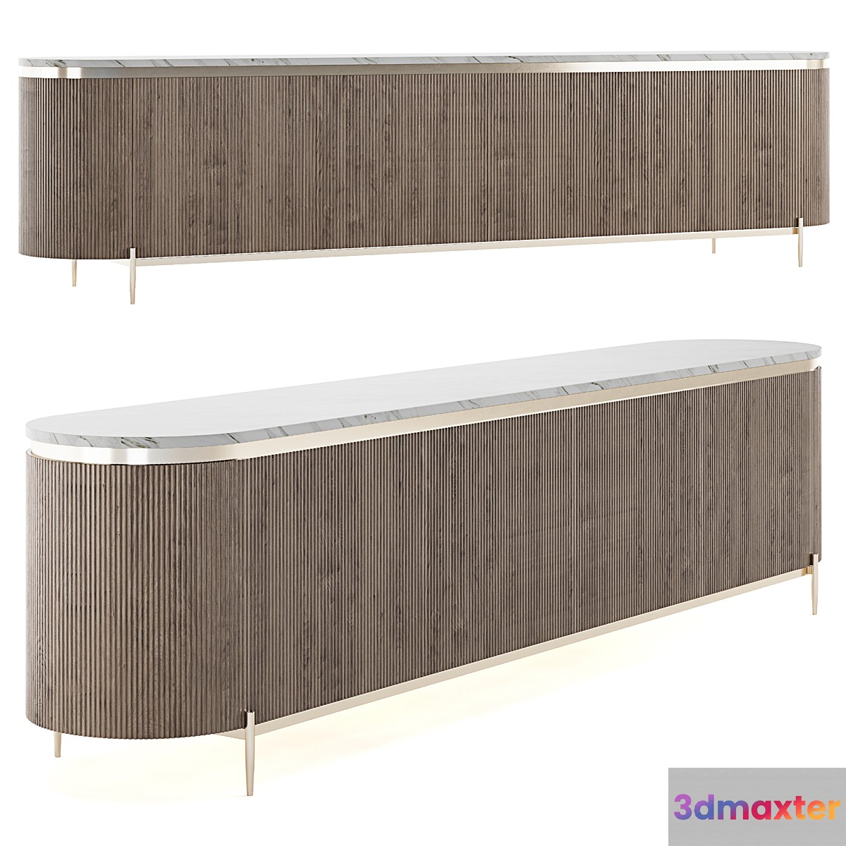 Low sideboard vintage style