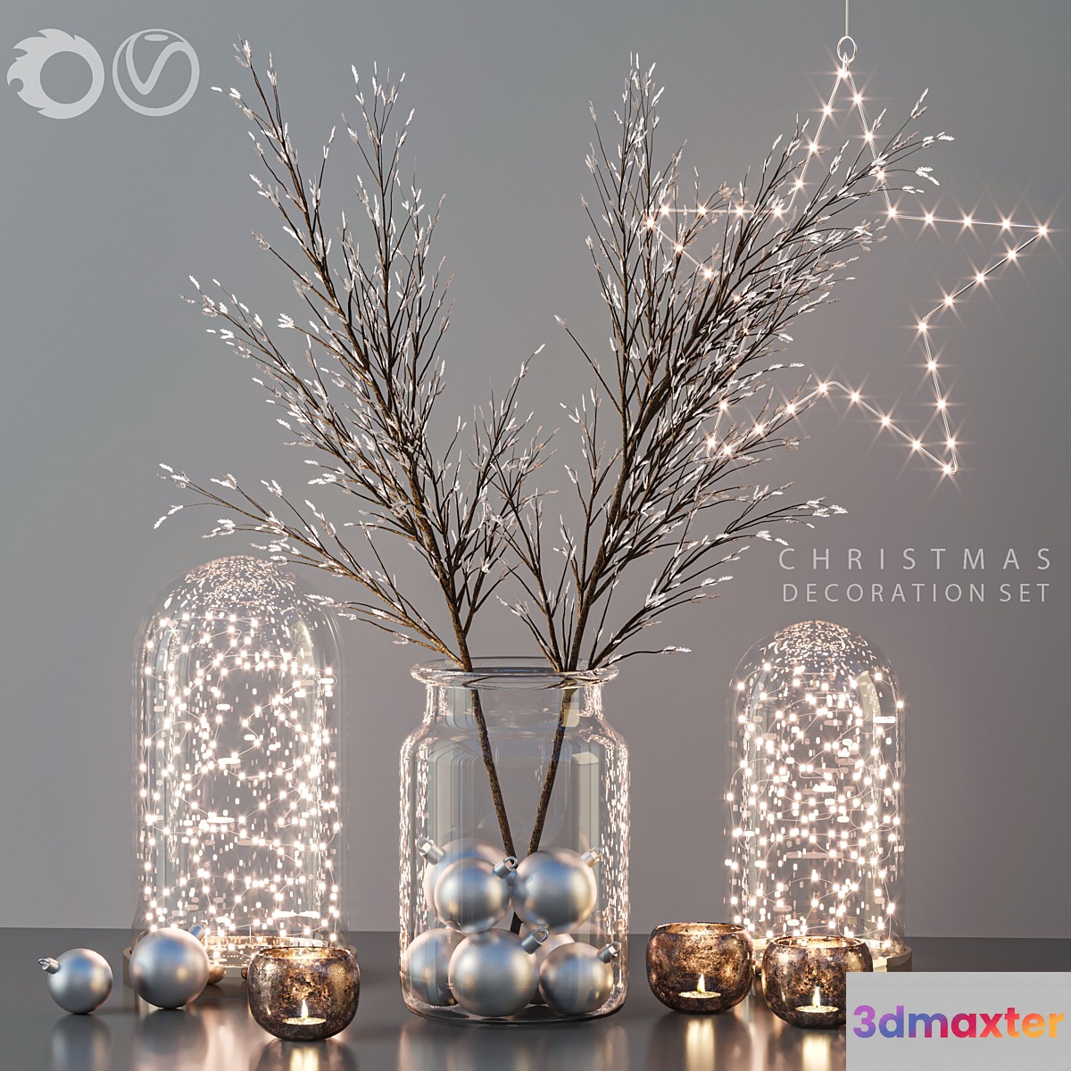 Christmas Decoration Set_05 3D Max