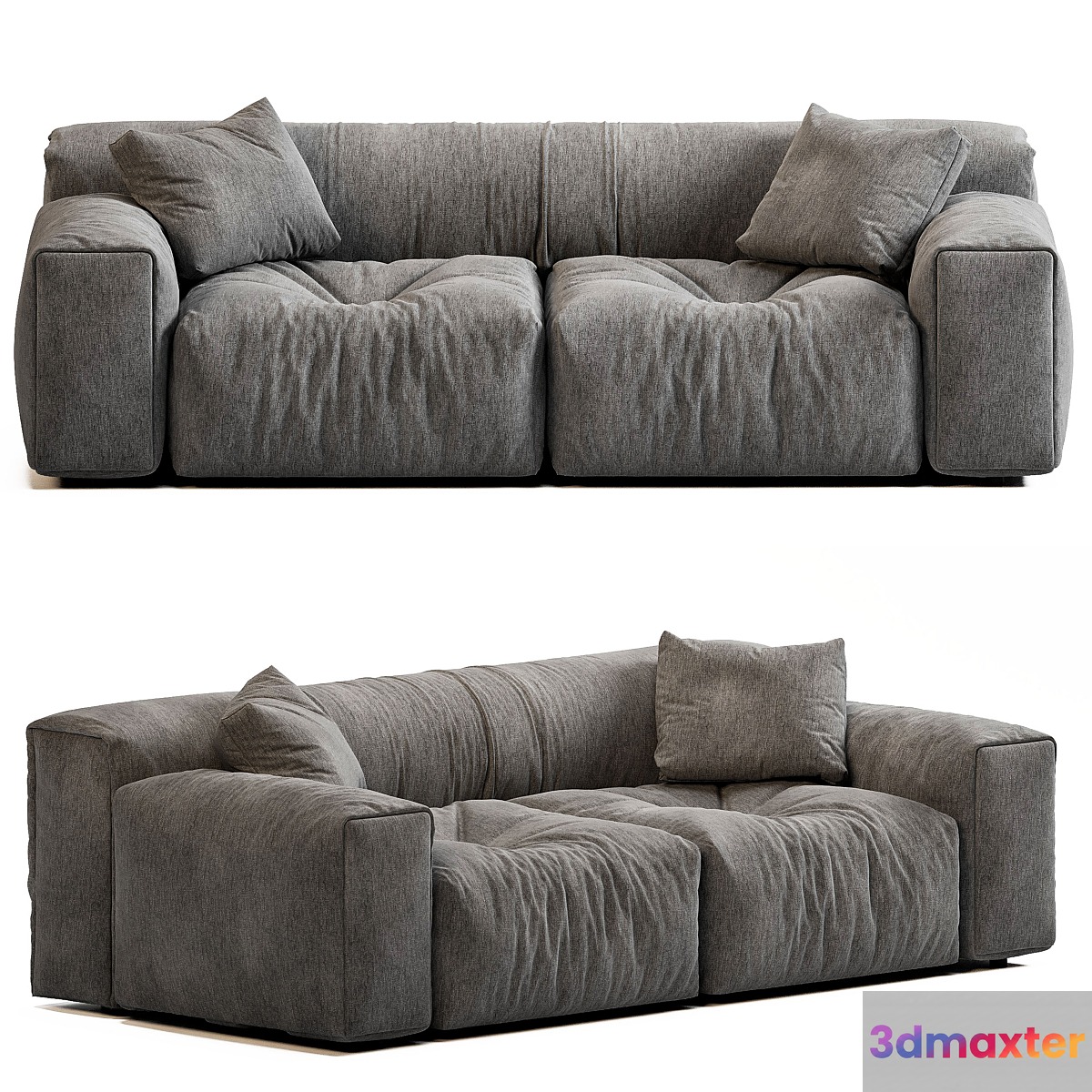 living divani SOFTWALL 3D Max