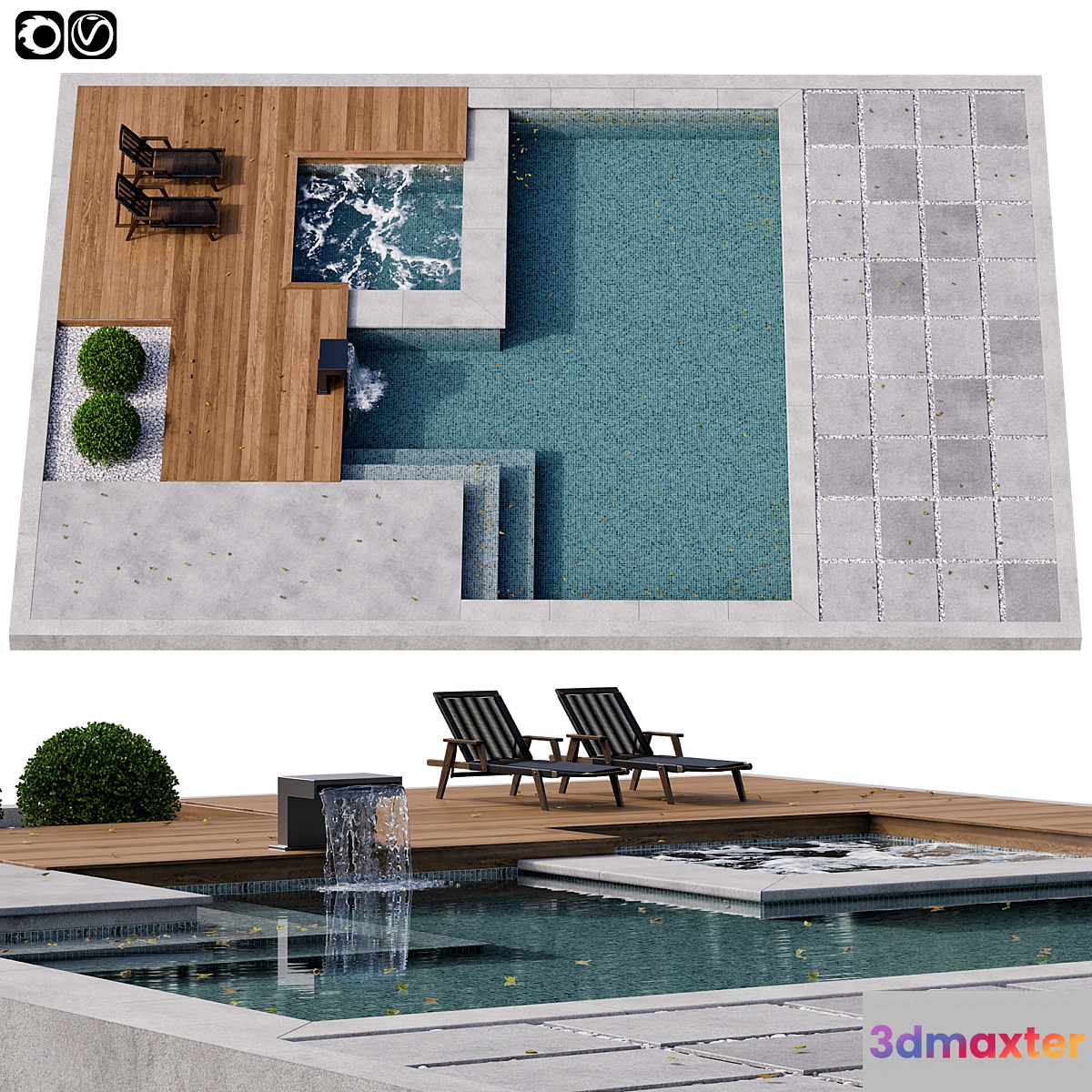 Pool 07 3D Max