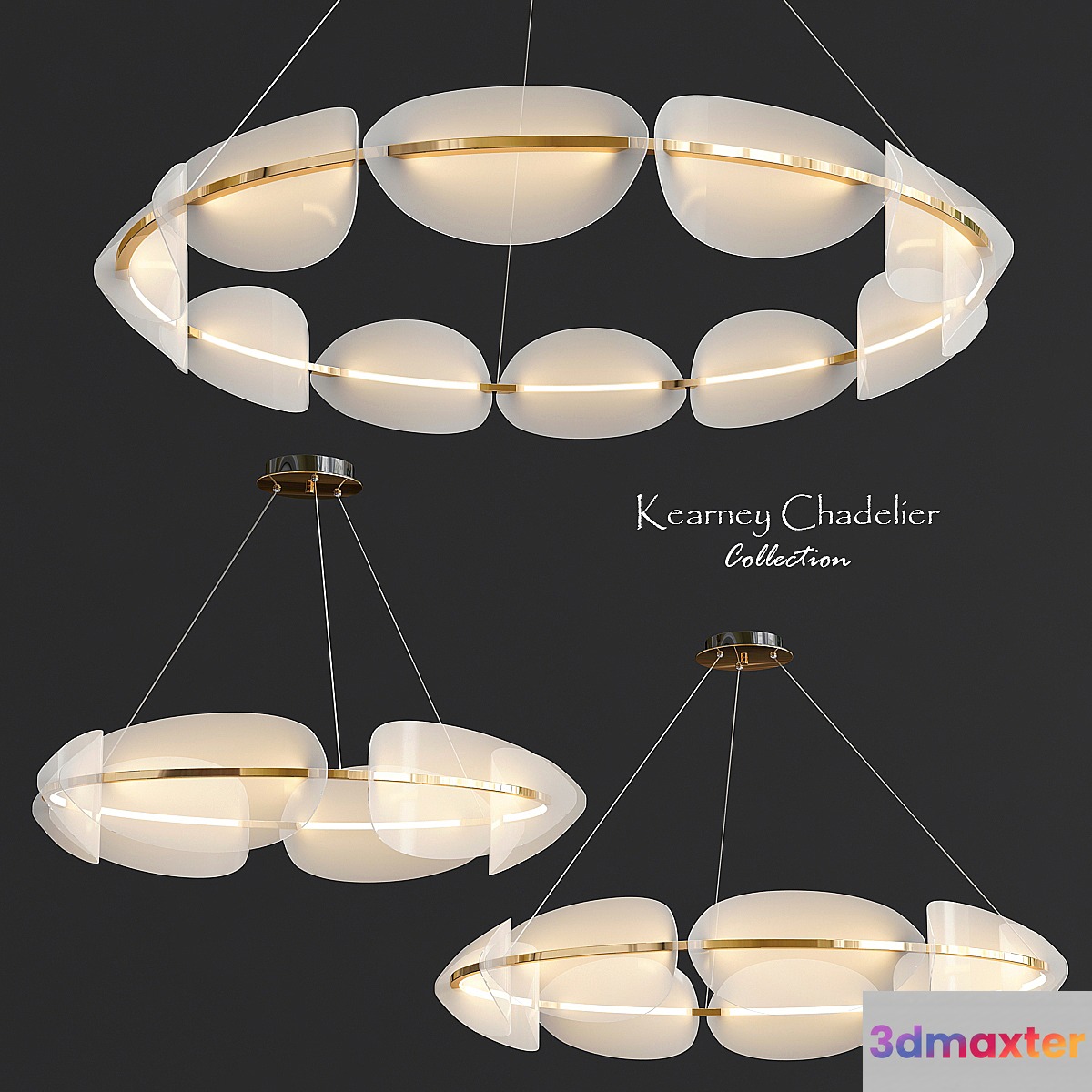 Kearney chadelier collection 3D Max