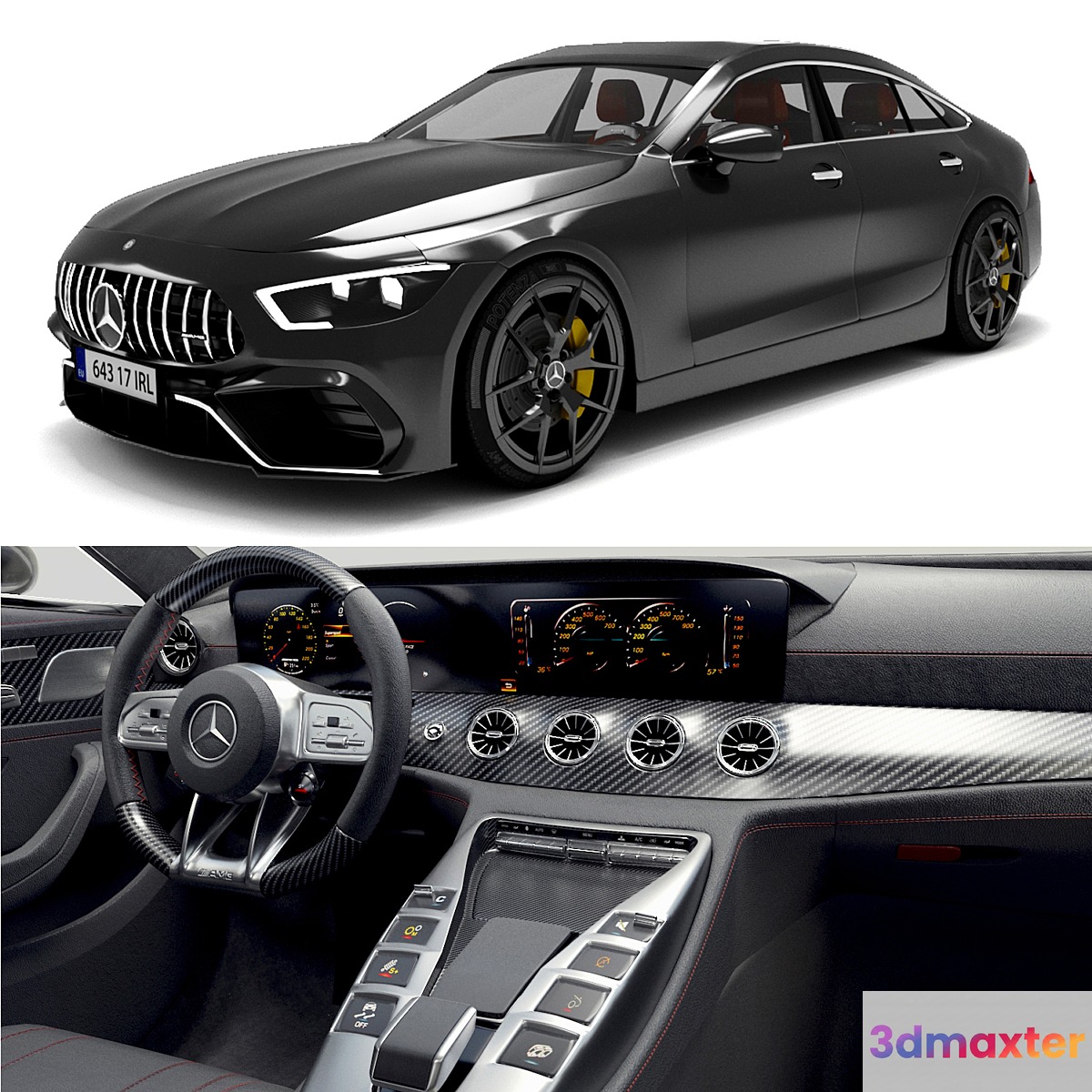Mercedes Benz Amg Gt 63 s 3D Max