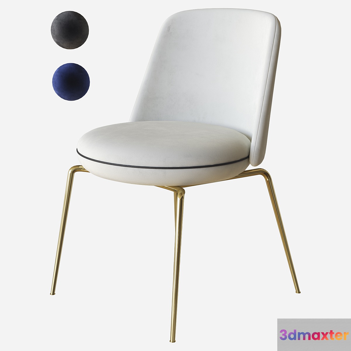 merwyn dining chair domo 3D Max