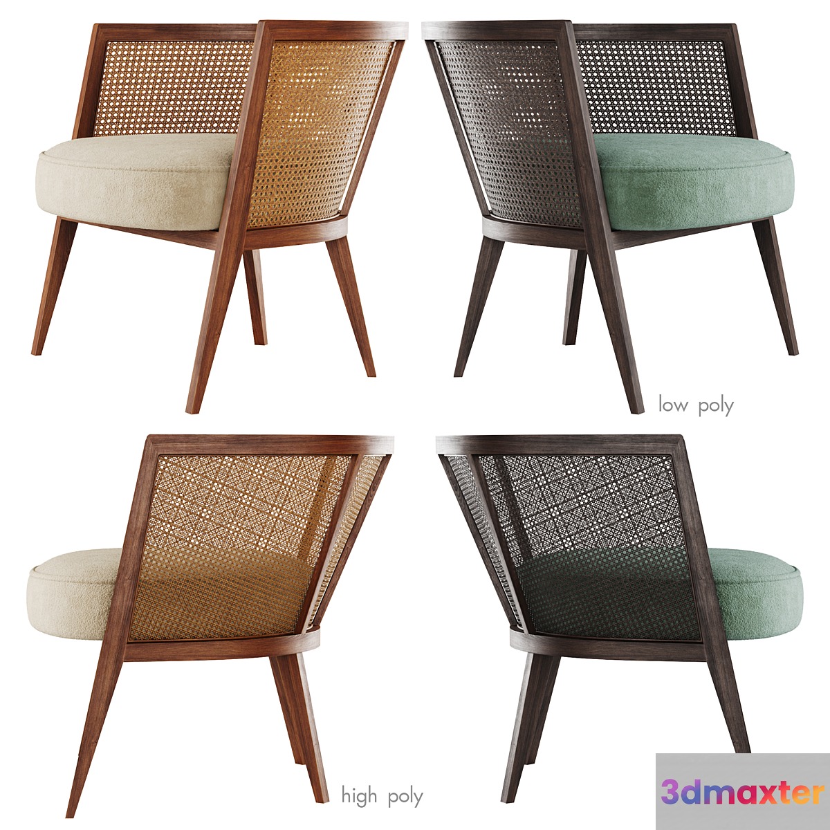 Harvey Probber Lounge Chair 3D Max