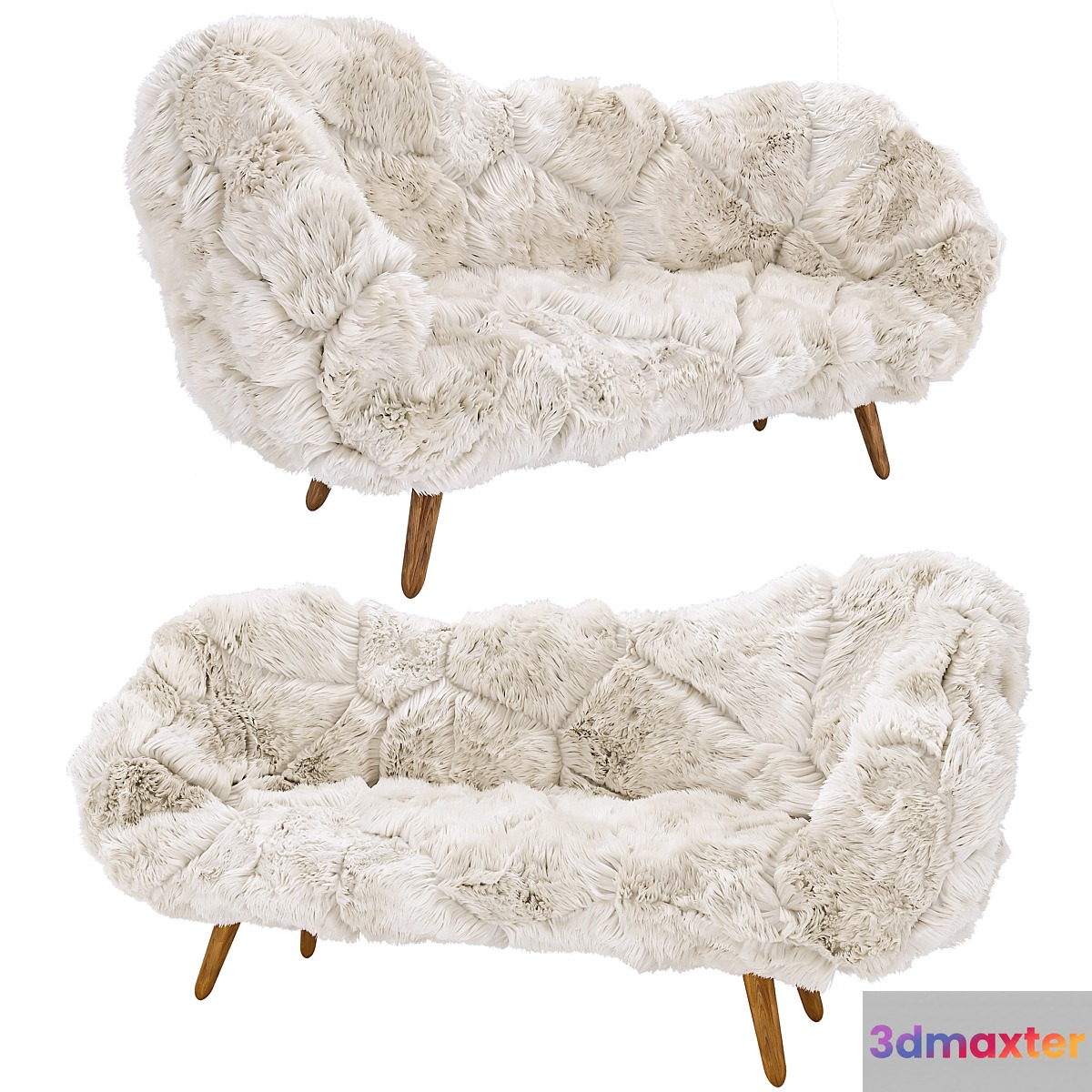 Campana Brothers Bolotas Sofa (white) 3D Max