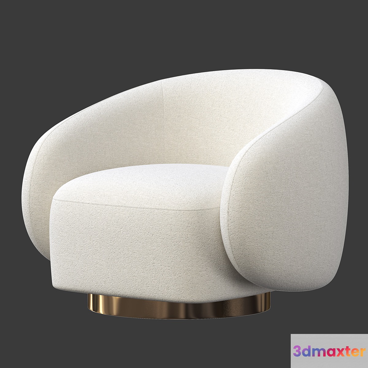 Swivel Chair Brice by Eichholtz 3D Max
