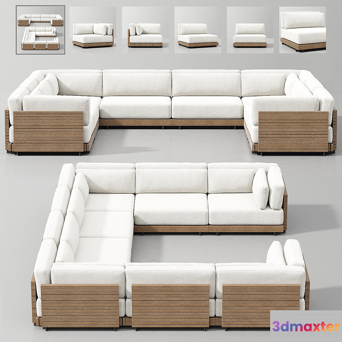 CAICOS MODULAR SOFA_11 3D Max