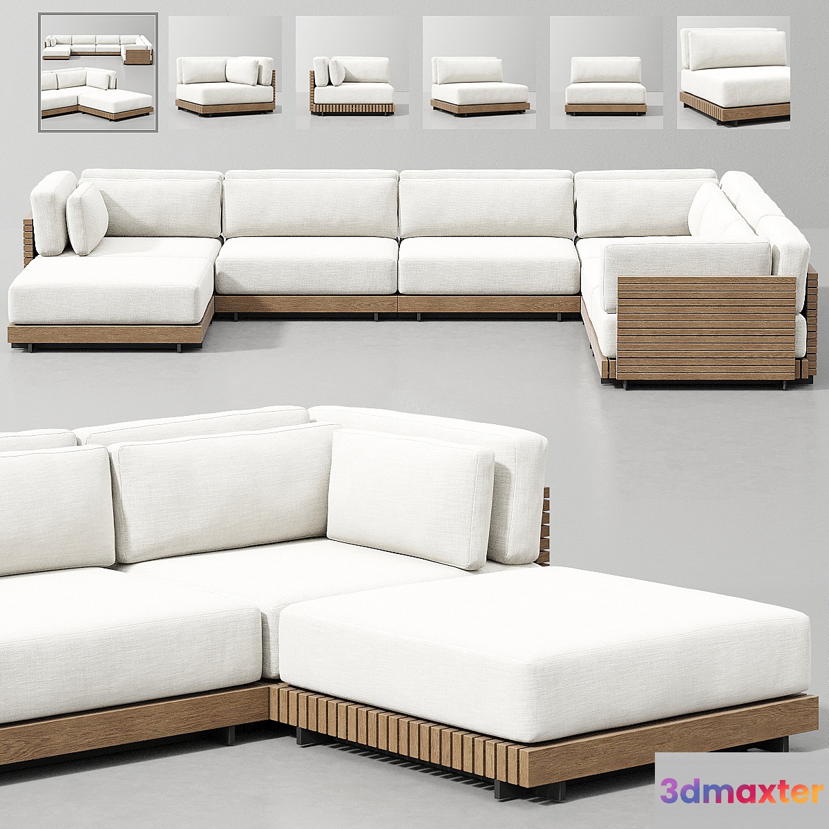 CAICOS MODULAR SOFA_12 3D Max