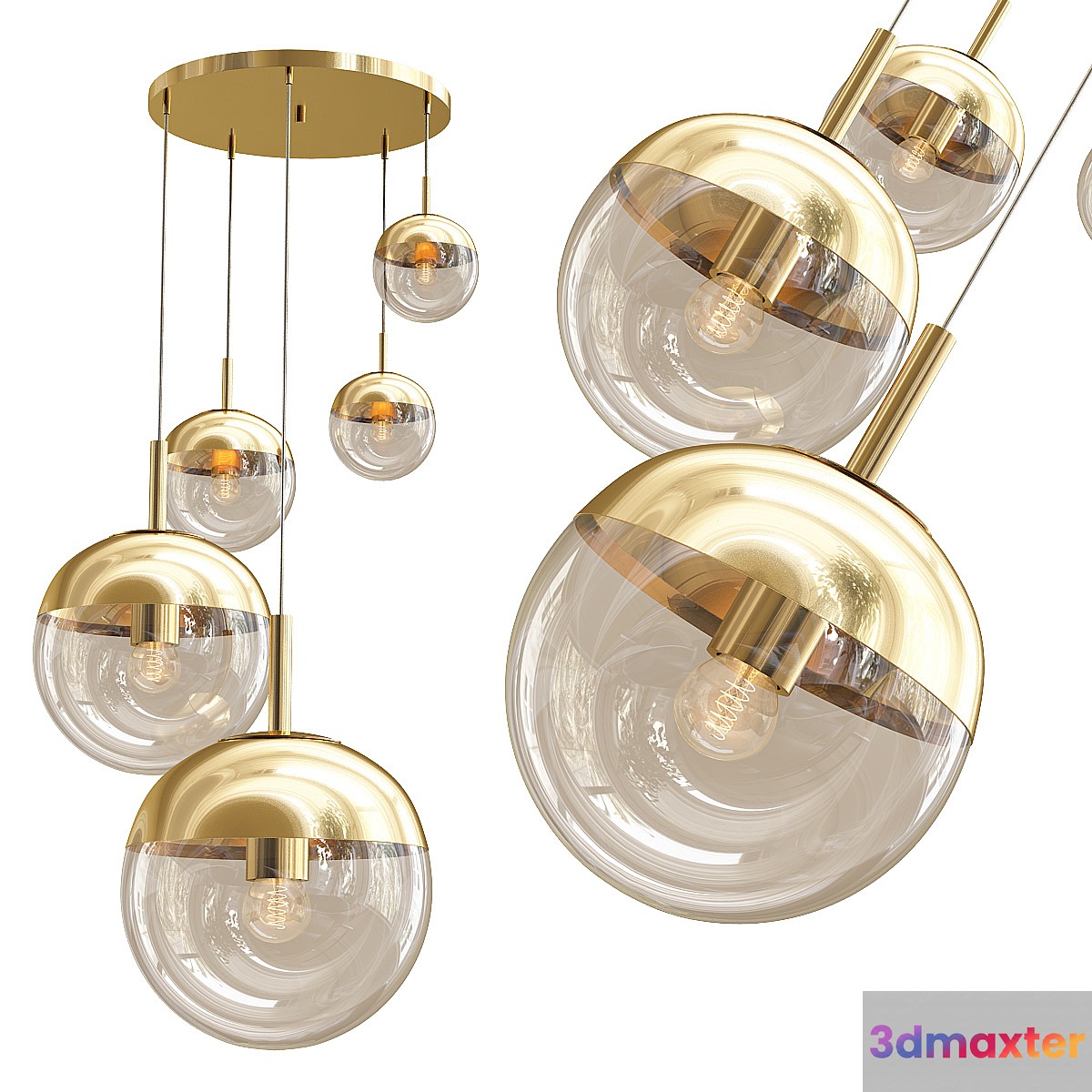 Mirror Ball Gold 5