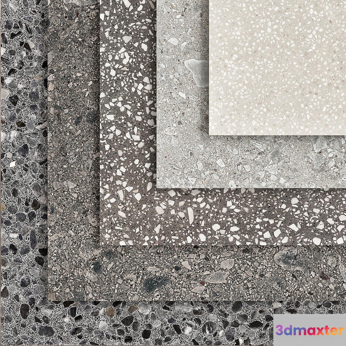 Terrazzo marble 5 3D Max