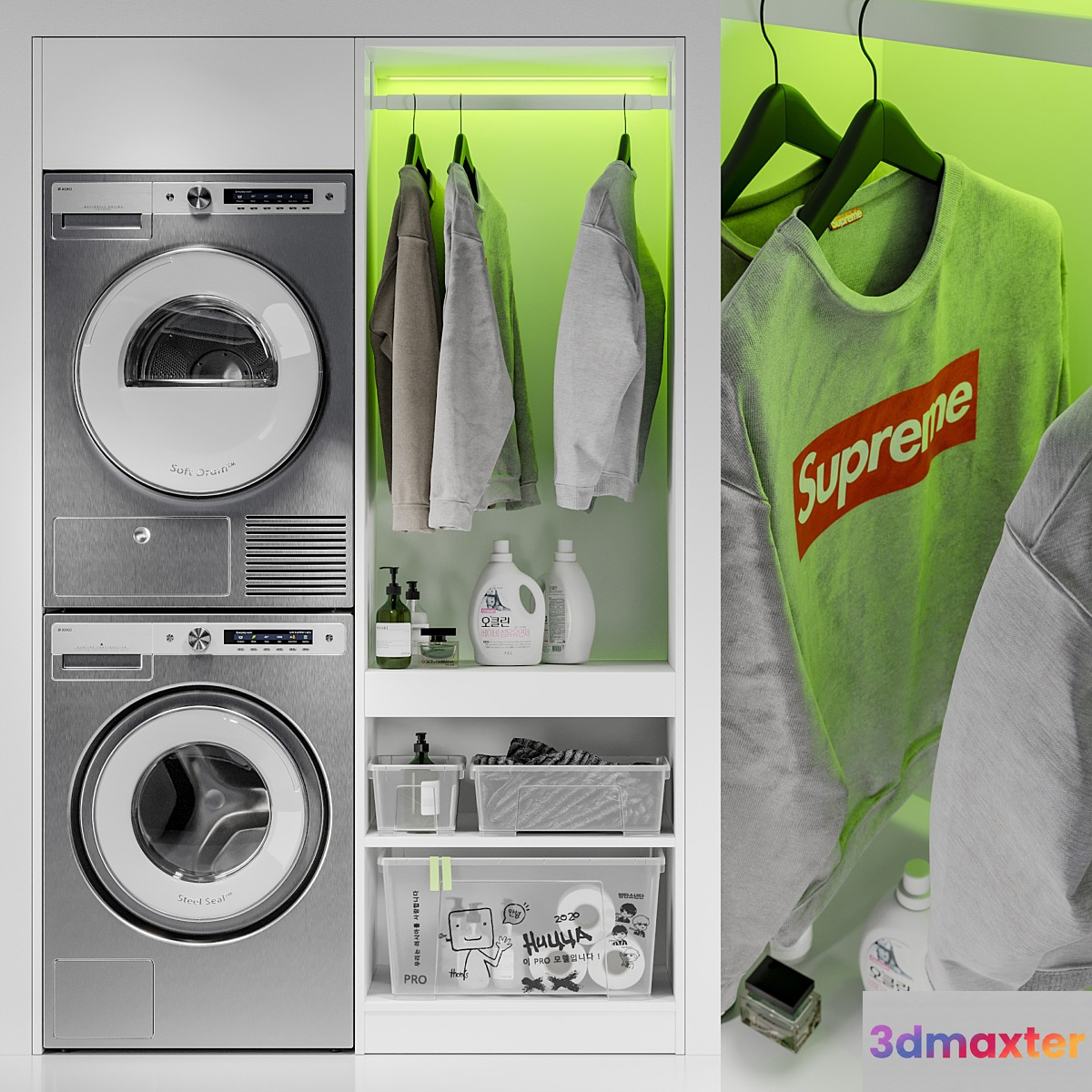 Laundry Room 0002 3D Max