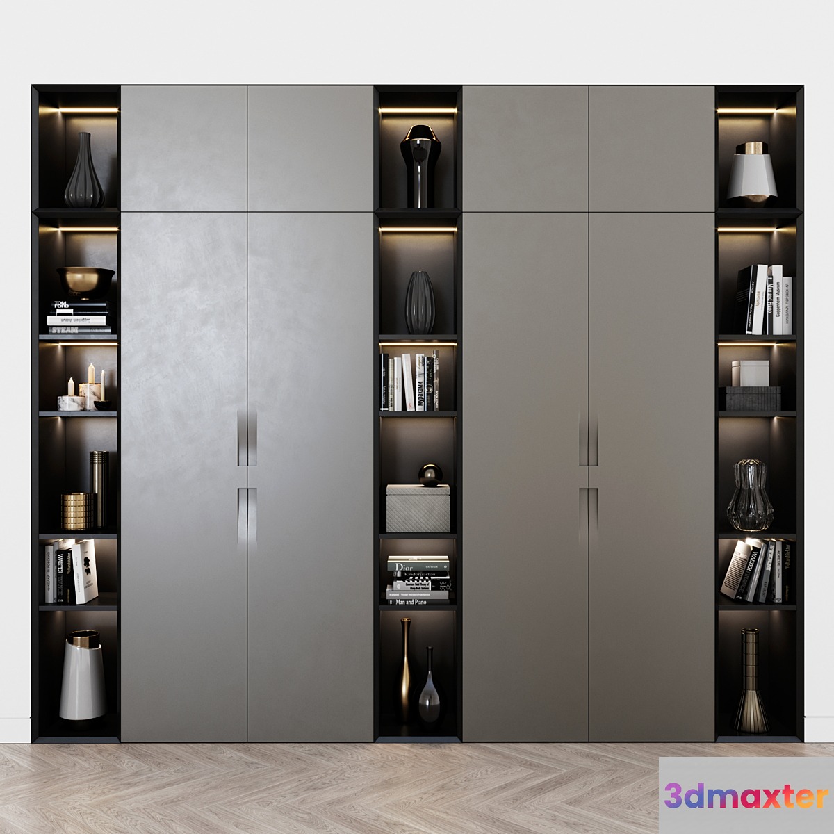 Contemporary wardrobes 06 3D Max