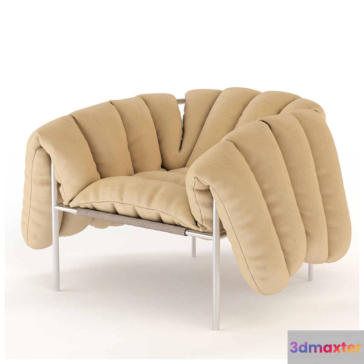 Puffy Lounge Chair 3D Max
