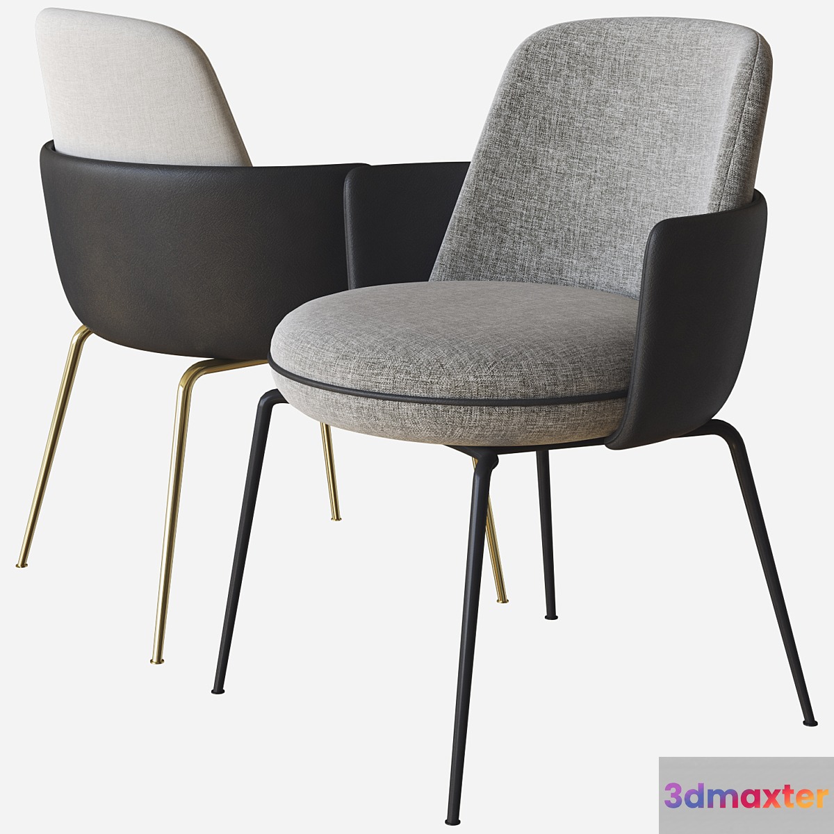 merwyn dining chair domo 02 3D Max