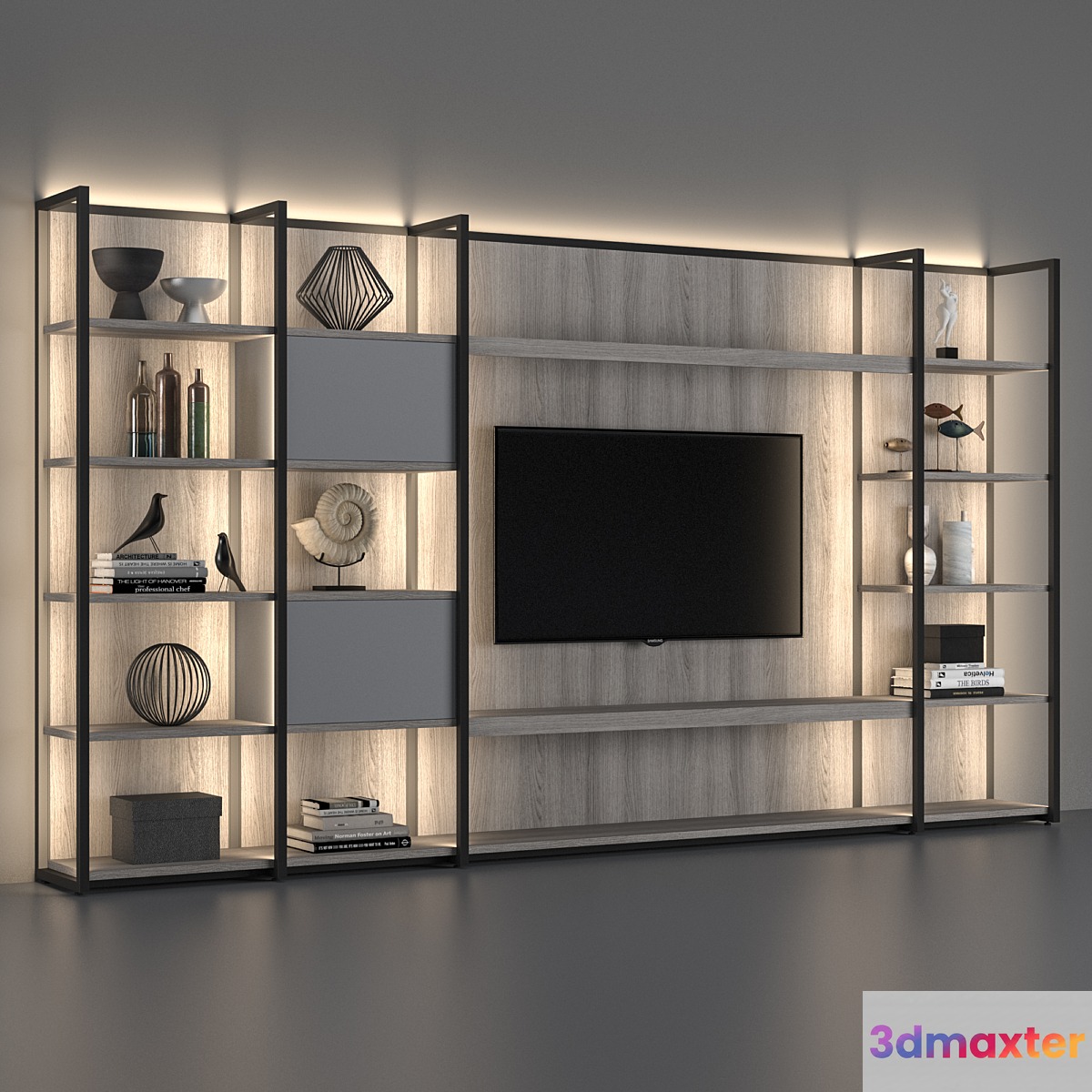 Natevo Continuum TV cabinet (Flou) 3D Max