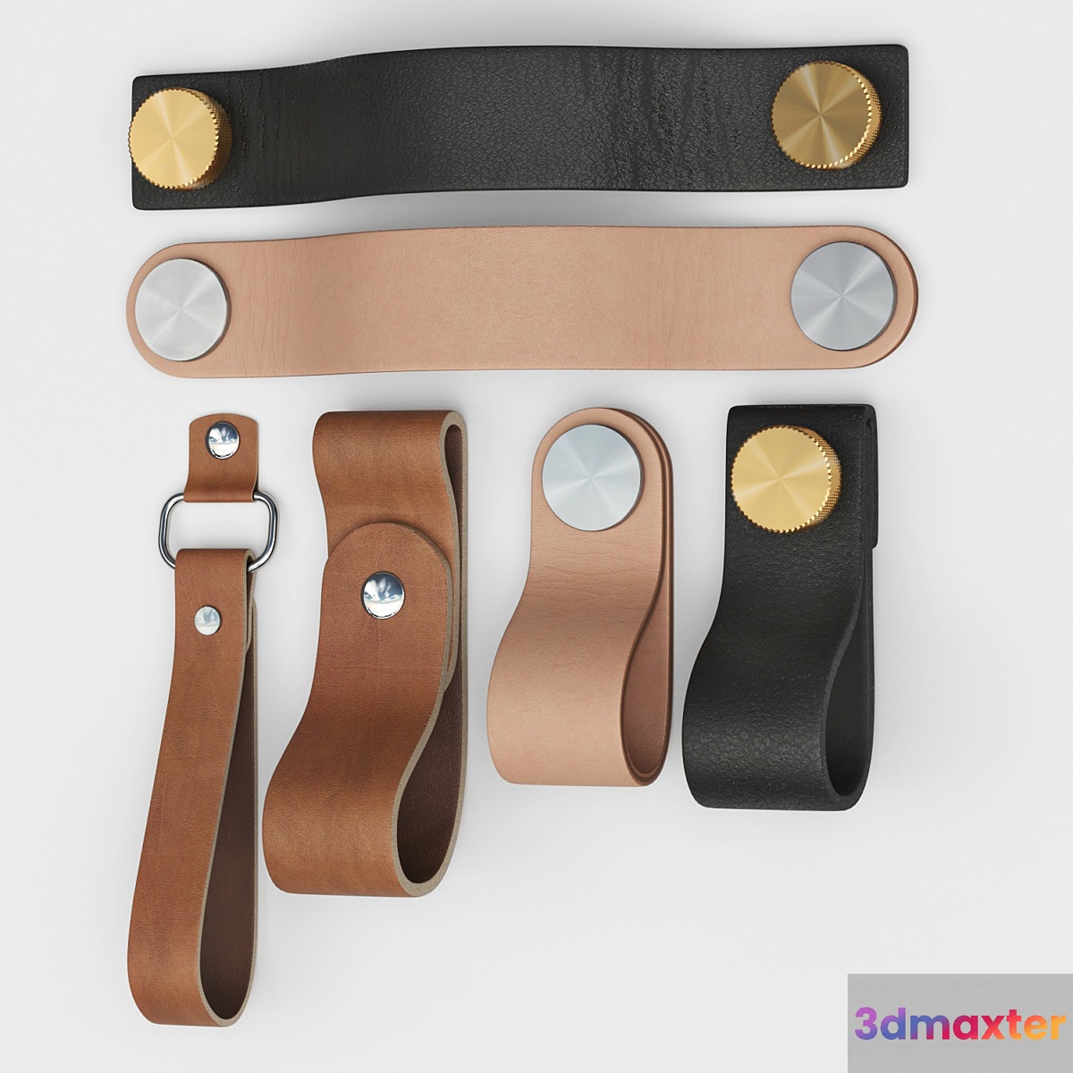 Leather handles