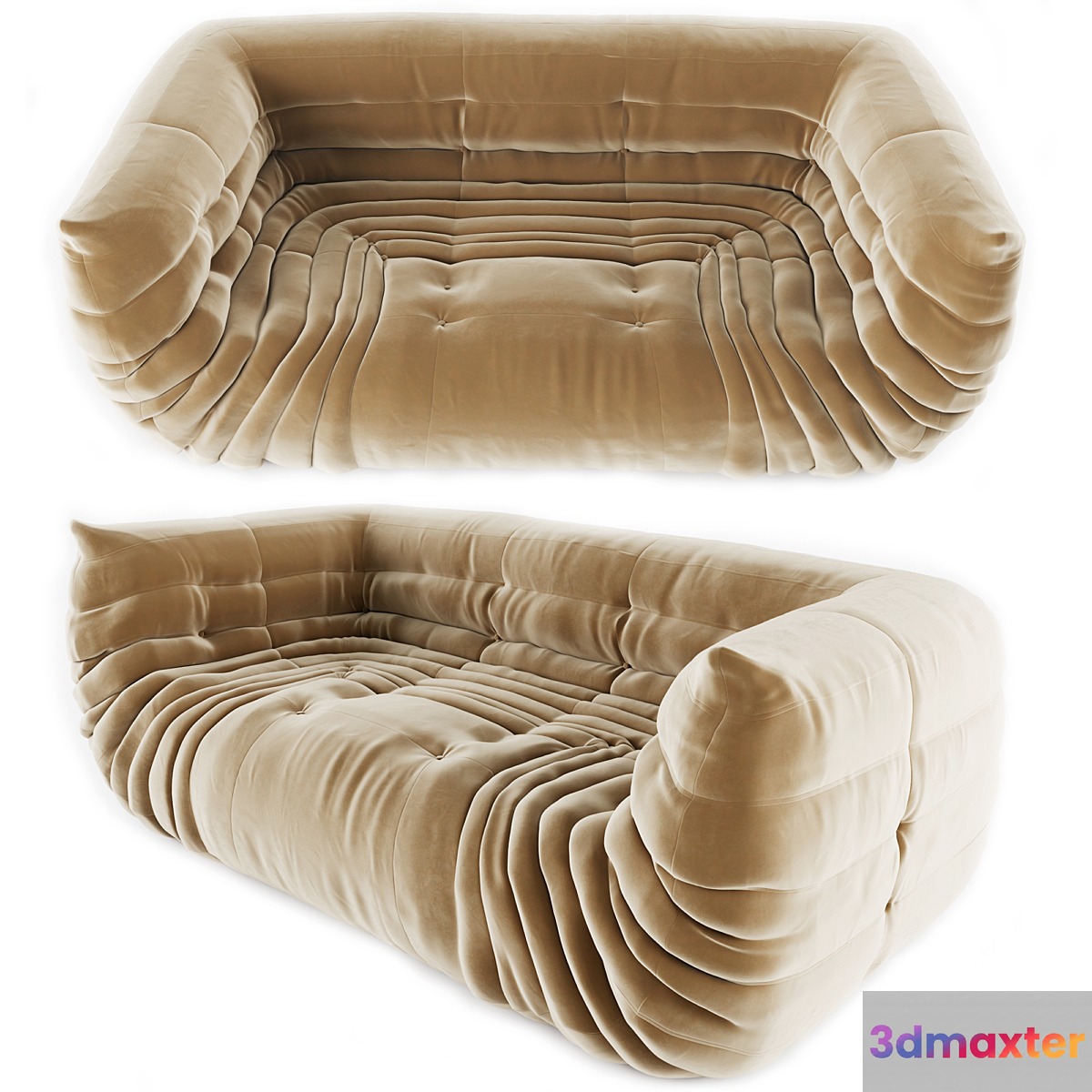 Ligne Roset. Togo medium settee