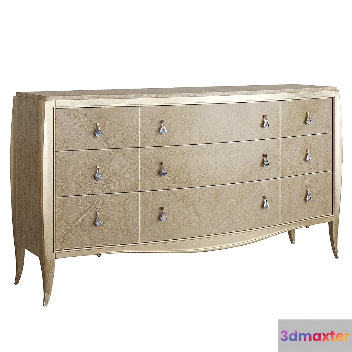 Caracole - FAN CLUB DRESSER 3D Max