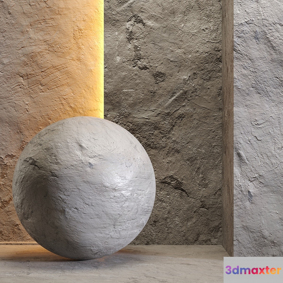 Decorative concrete. - No.4 3D Max