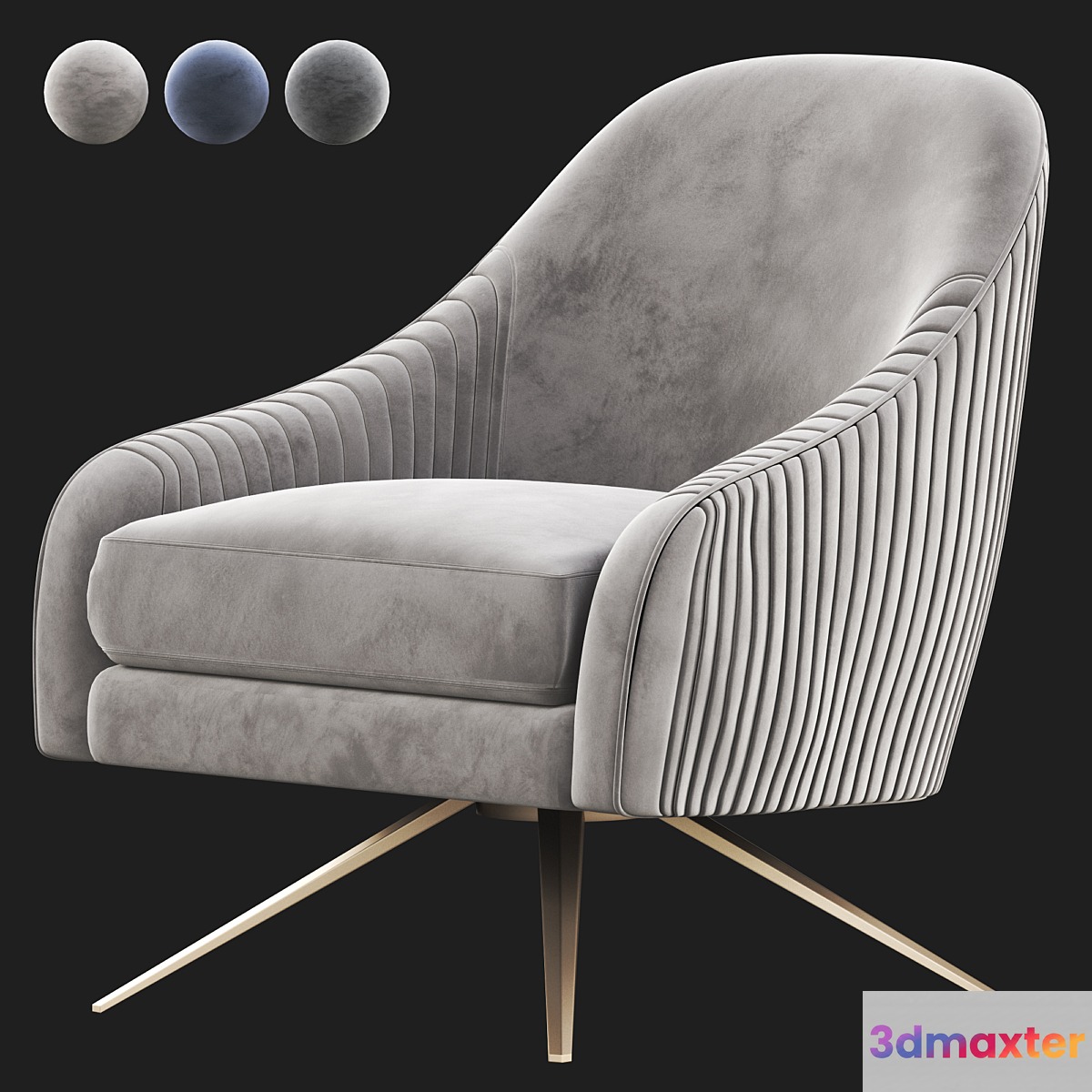 Roar & Rabbit Swivel Chair 3D Max