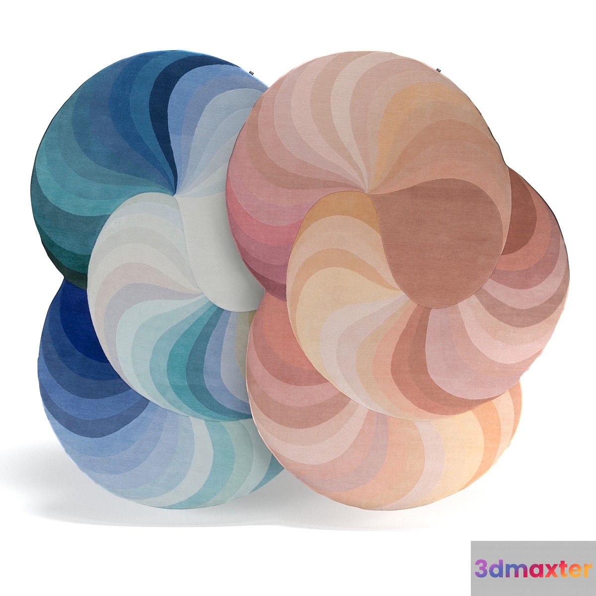 Slinkie rug by CC-Tapis 3D Max
