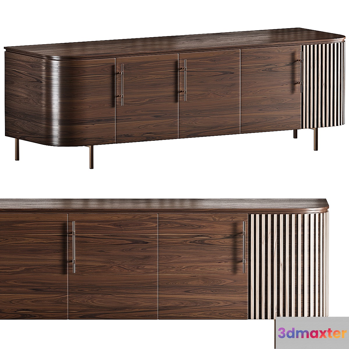 PLISSE Sideboard Plisse Collection By BAXTER - No.2