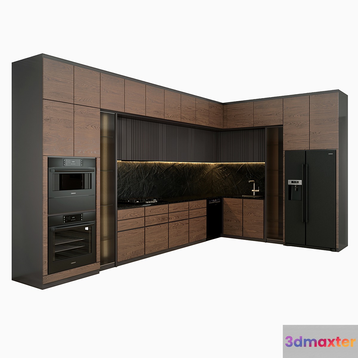 Kitchen modern style 3D Max
