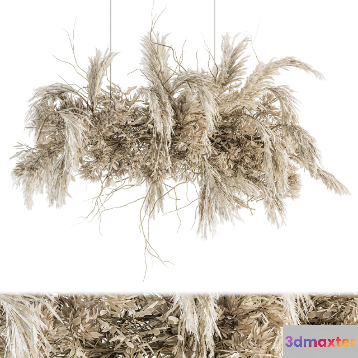 indoor Plant Set 121 - Dried Plant Hanging 3D Max