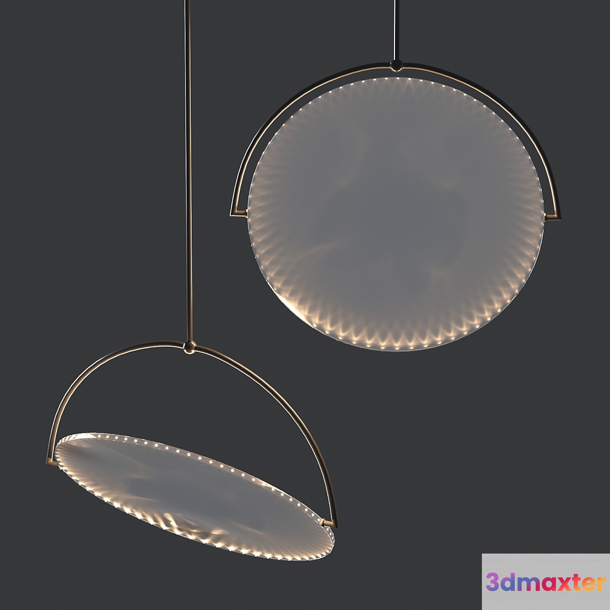 Kepler Suspension Lamp 3D Max