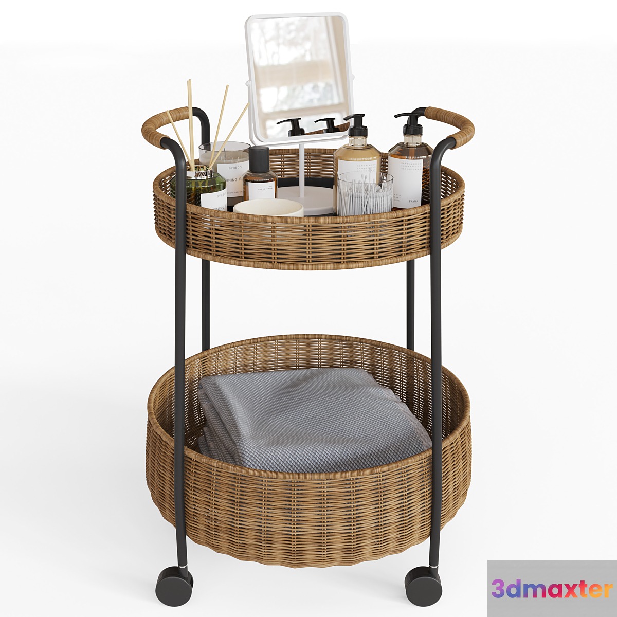 Decorative set for the bathroom 3D Max