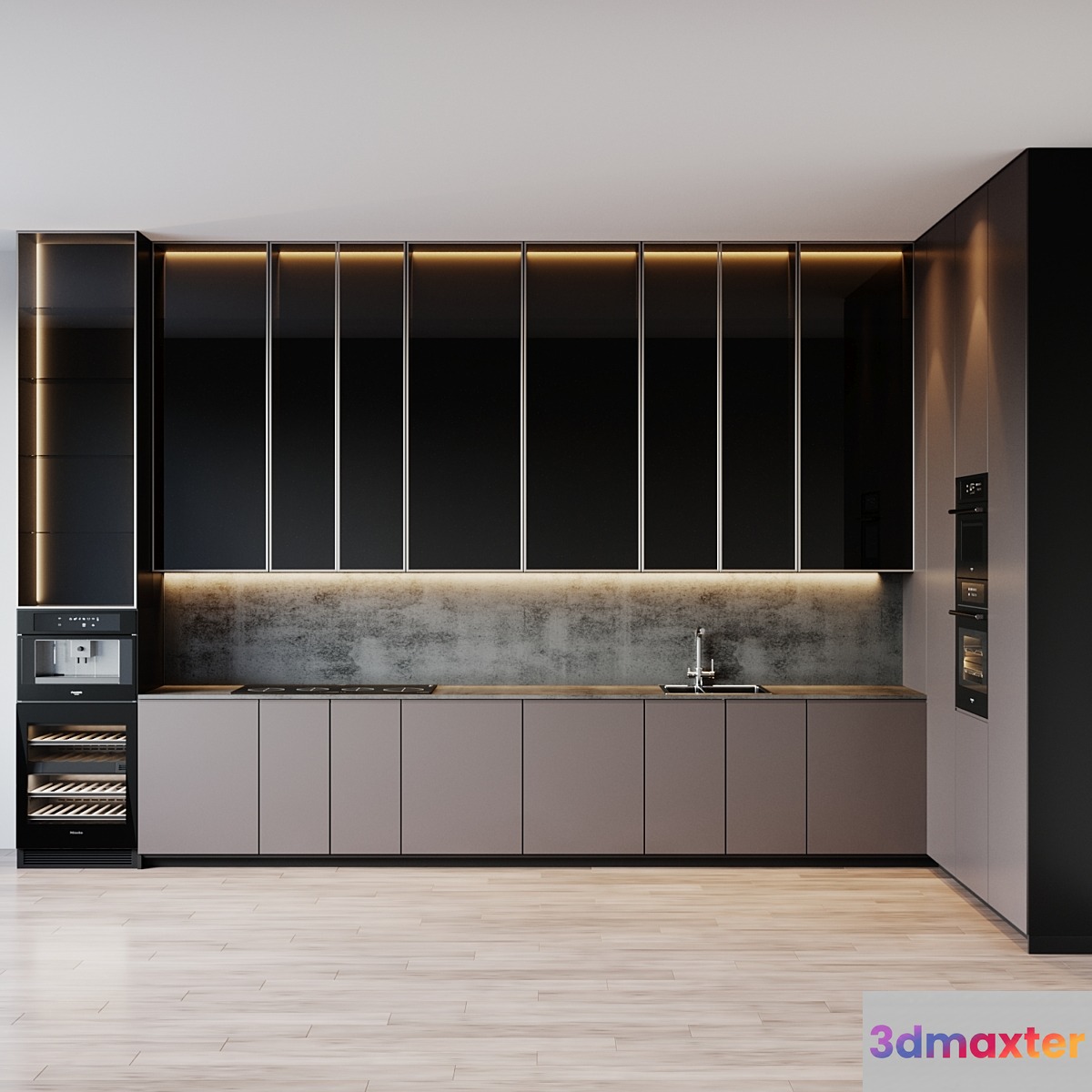 kitchen modern 33 3D Max