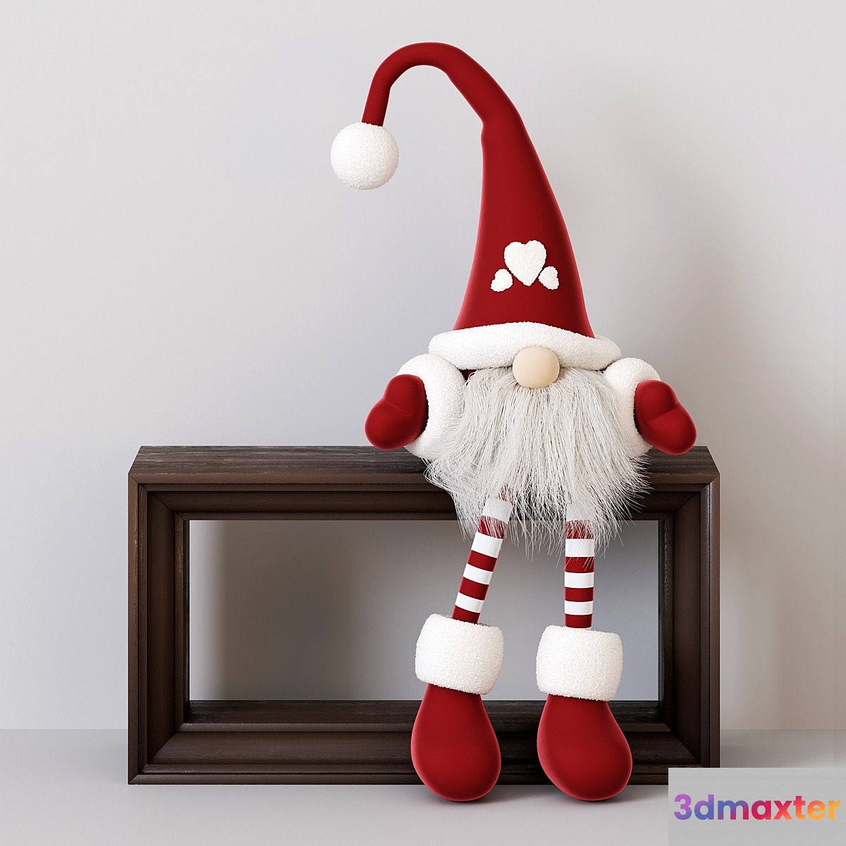 Christmas gnome 3D Max