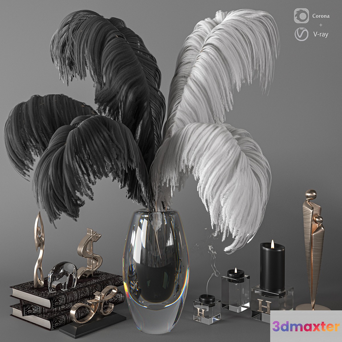 Feathers Decorative Set C - No.4